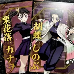 新品✿鬼滅の刃　ポストカードコレクション　胡蝶しのぶ　栗花落カナヲ