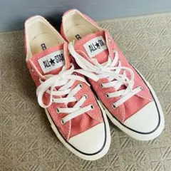 コンバース スニーカー コーデュロイ ピンク 靴