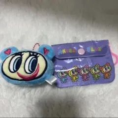 エンジェルブルー マスコットキーホルダー フラットポーチ セット