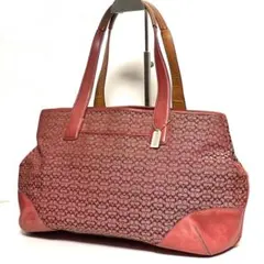 COACH コーチ トートバッグ ミニシグネチャー キャンバス×レザー 6621