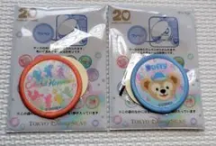 ダッフィ&フレンズ　20周年 ワッペン