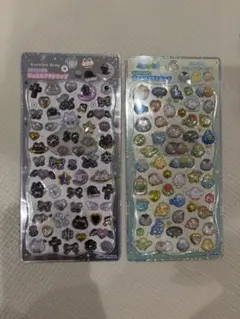 ジュエルプチドロップ（黒色、ふわふわとりのなかまたち）