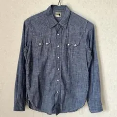 【極美品】JOE McCOY ジョーマッコイ シャンブレー ウエスタンシャツのサムネイル