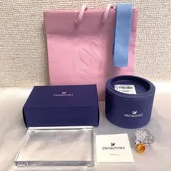 未使用 SWAROVSKI ハリネズミ リンゴ 台座 ショッパー セットのサムネイル