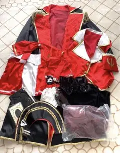 【匿名配送】ホロライブ 宝鐘マリン コスプレフルセット ウィッグ 衣装のサムネイル