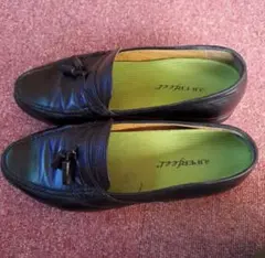 LANVIN ブラックローファー 25.5cmのサムネイル