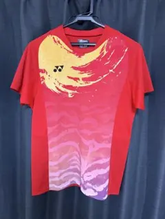 YONEX レッド Tシャツ & ショートパンツ セット
