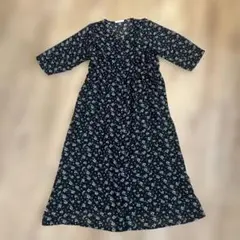 chocol raffine robe 小花柄 ロングワンピース