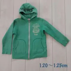 V10 Denim＆Dungaree バクプリ フード パーカー 120〜125