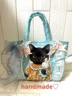 ♡赤ずきんルミちゃん、フリルとレースの丸底トートバッグ、コヤン