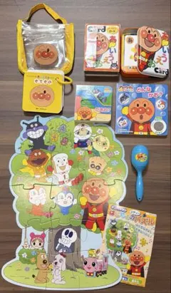 アンパマン　おもちゃ　本　6点まとめ売りセット