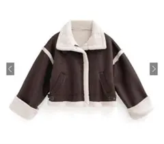 GRLムートンボアライダースジャケット[k9332f]