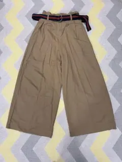 r.p.s ワイドパンツ ガウチョパンツ　ベルト付き