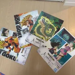 一番くじ ドラゴンボール I賞 クリアポスター 4枚セット