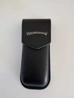 CHROME HEARTS メガネケース レザー 黒 シルバー クロムハーツ