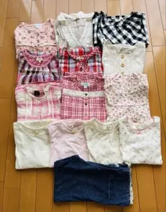 子供服　女の子　まとめ売り　14点　春秋服　130cm 3can4on