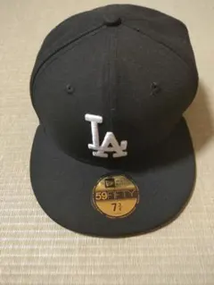 New Era 59FIFTY LA ブラックキャップ 7 3/4 61.5cm