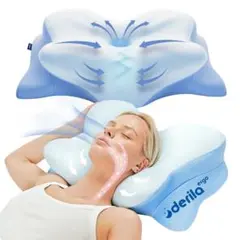 Derila Ergo　デリラエルゴ 快適な睡眠の為の頸部ネックピローカバー付き Derila Ergo デリラ エルゴ 枕 快適な睡眠のための頸部ネックピロー