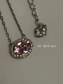SWAROVSKI スワロフスキー ピンククリスタル ネックレス