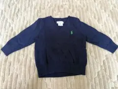 ラルフローレン　セーター　ニット　80 　キッズ　ネイビー