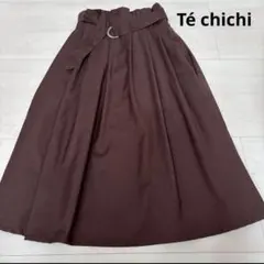 Té chichi フレアスカート ブラウン Mサイズのサムネイル