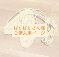 ぱかぱかさん様ご購入用ページ