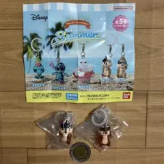 ディズニーキャラクター　めじるしアクセサリー　サマー　チップ＆デール　２個セット