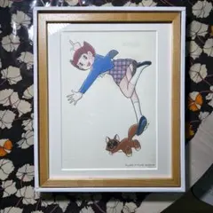 アリカワコウヘイ 原画 額装33cm（作品25cm）現代アート インテリア