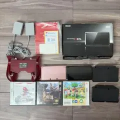 【美品】ニンテンドー3DS 本体 ブラック ピンク