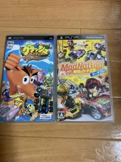 PSP クラッシュ・バンディクー & ModNation Racers セット