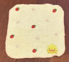 マザーグースの森　ぴよちゃんタオルハンカチ　クリーム色のサムネイル