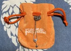 フォリフォリ　ハートチャームネックレス