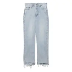 【新品タグ付き】Mila Owen ミラオーウェン　裾段差ストレートデニム　2