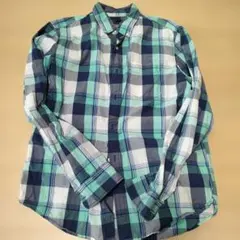 GAP Mサイズ チェック柄長袖シャツ