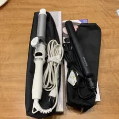 SALONIA セラミックカーリングアイロン 32mm & ストレートアイロン