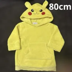 ポケットモンスター ピカチュウ パーカー トレーナー 冬用 80cm