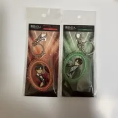 進撃の巨人　キーホルダー エレン リヴァイ