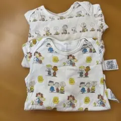 90センチ　UNIQLOスヌーピー肌着2枚セット