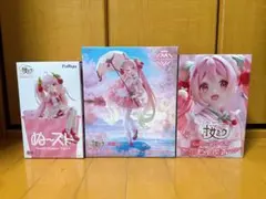 桜ミク 書き下ろし和風喫茶＆ぬーどるストッパーフィギュア セット