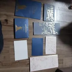 ネイビー・ピンク・グレー 結婚式招待状セット (外側のみ)　　一枚見本