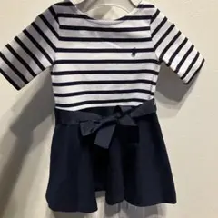 も*こ様 Polo Ralph Lauren ストライプワンピース 2/2T