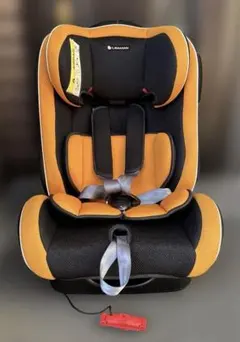 【美品】リーマン　チャイルドシート　ジュニアシート　カイナ　ブラックオレンジ リーマン チャイルドシート ジュニアシート カイナ ブラックオレンジの