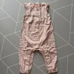 H&M ベビー ロンパース 花柄 フリル 80cm