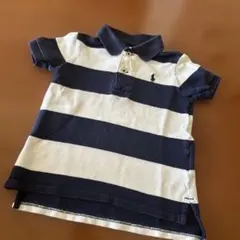 Ralph Lauren ポロシャツ 12M ネイビー/ホワイト