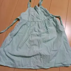 H&M ジャンバースカート ライトグリーン 116cm