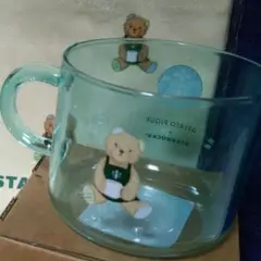 ジェラートピケ + STARBUCKS グラスマグ ミントグリーン【新品】