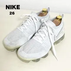 NIKE Air VaporMax フライニット スニーカー ホワイト26cm