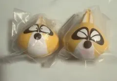 ぼのぼの フェイススクイーズキーチェーン アライグマくん 2個セット