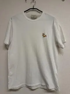 MAISON KITSUNE フォックス刺繍 Tシャツ ベージュ M - メルカリ