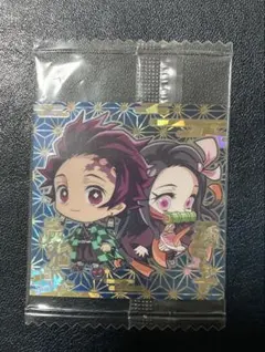 鬼滅の刃　ウエハースシール　竈門炭治郎＆竈門禰豆子★★★★ 鬼滅2-28未開封品